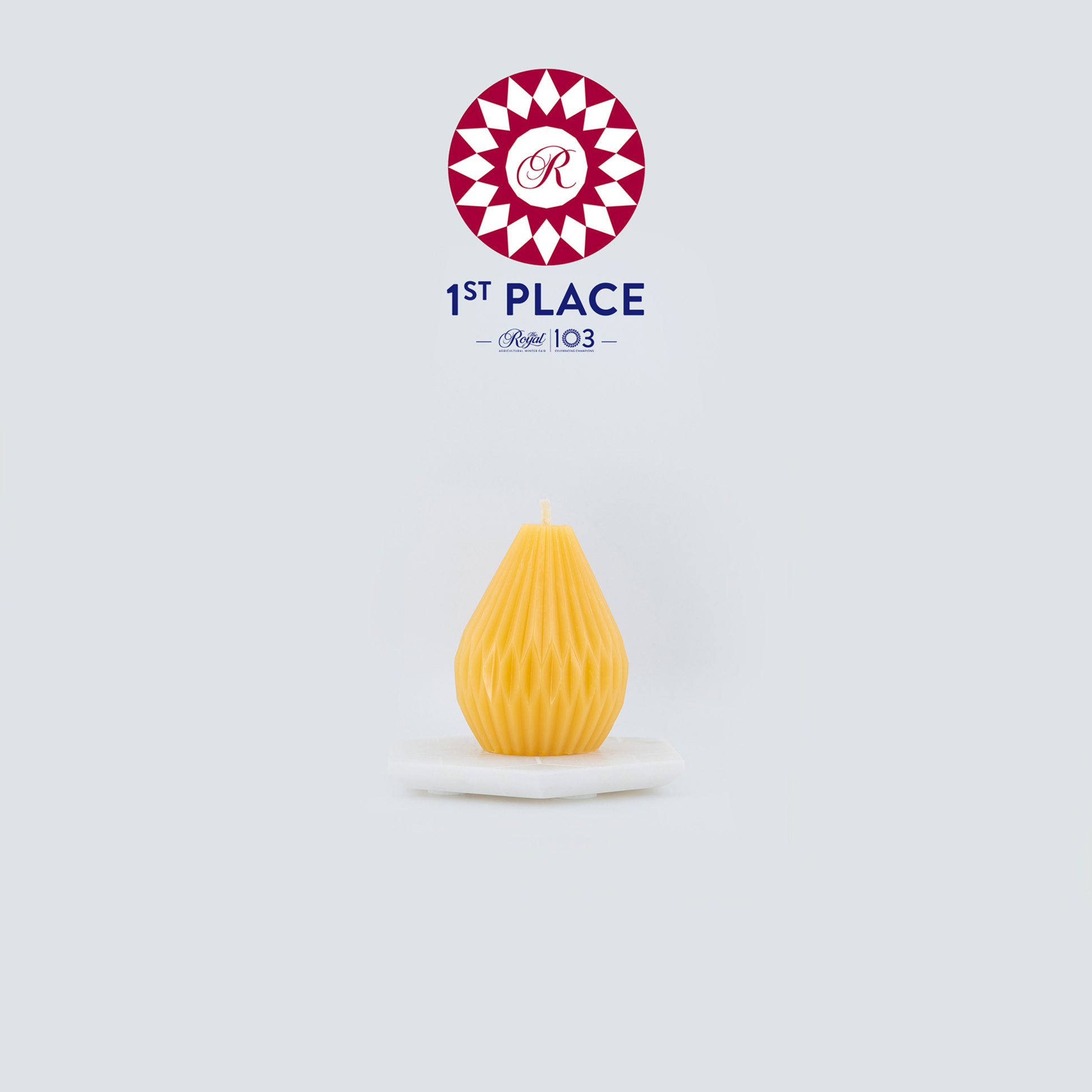 Pear Beeswax Candle